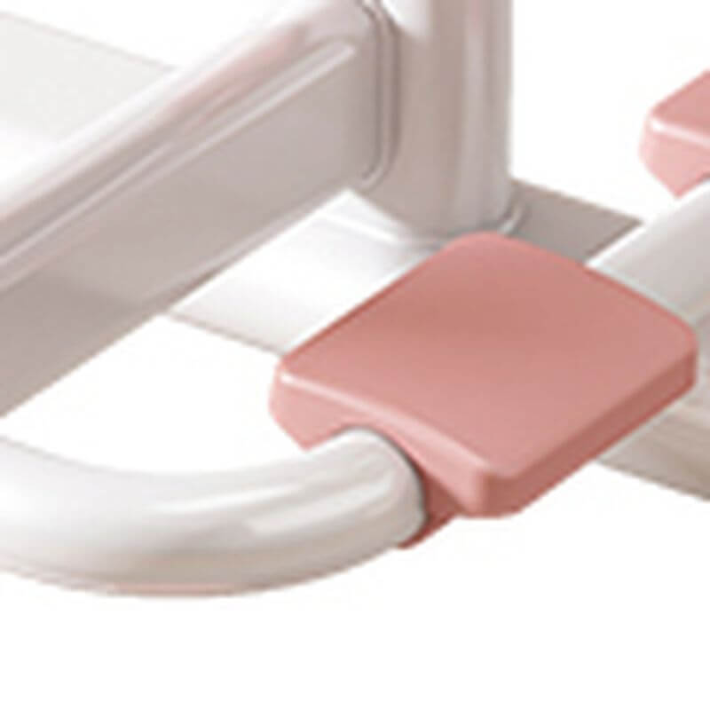 Upholstered Kids Chair with Adjustable Height and Rounded Metal Frame