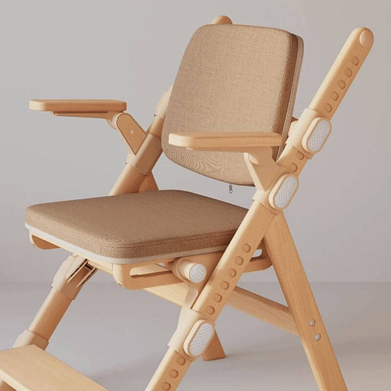 Upholstered Kids Chair with Removable Armrests – Beech Wood Frame Zweitbild