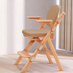 Upholstered Kids Chair with Removable Armrests – Beech Wood Frame