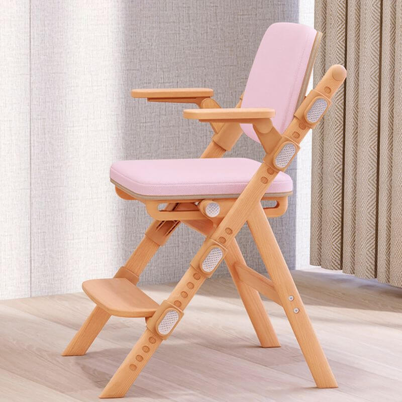 Upholstered Kids Chair with Removable Armrests – Beech Wood Frame
