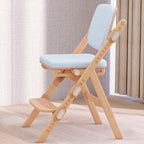 Upholstered Kids Chair with Removable Armrests – Beech Wood Frame