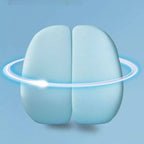 Upholstered Swivel Desk Chair With Footrest - Solid Colors