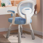 Upholstered Toddler Chair with Adjustable Height and Ergonomic Back