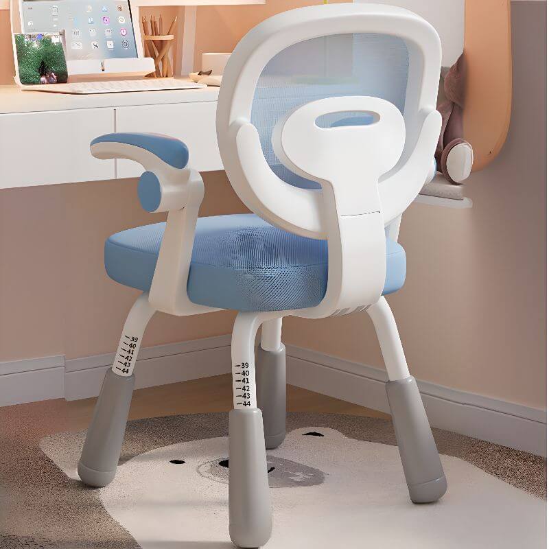 Upholstered Toddler Chair with Adjustable Height and Ergonomic Back