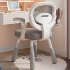 Upholstered Toddler Chair with Adjustable Height and Ergonomic Back