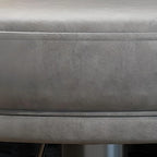 Velvet Ergonomic Swivel Bar Stool with Adjustable Height and Footrest