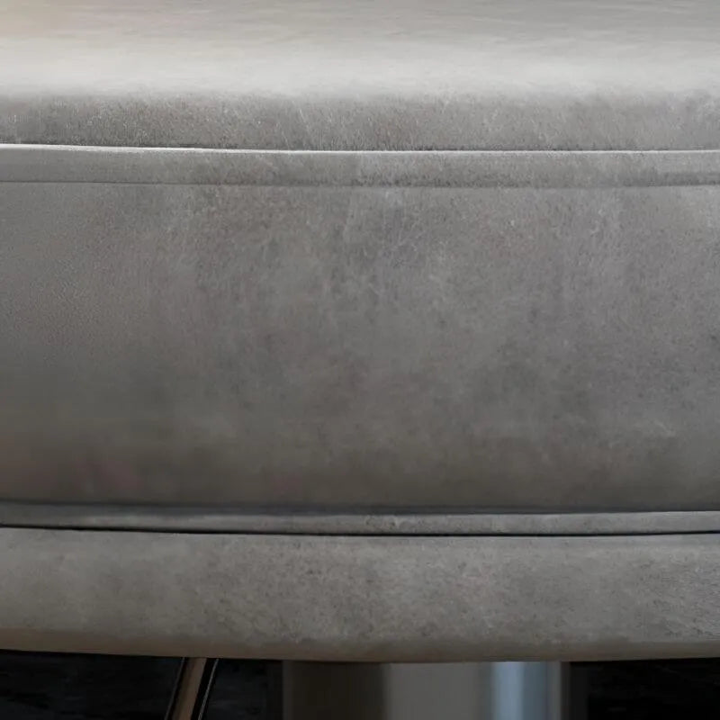 Velvet Ergonomic Swivel Bar Stool with Adjustable Height and Footrest