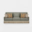 Velvet Fringe Sofa Series With Solid Wood Frame and French Vintage Silhouette