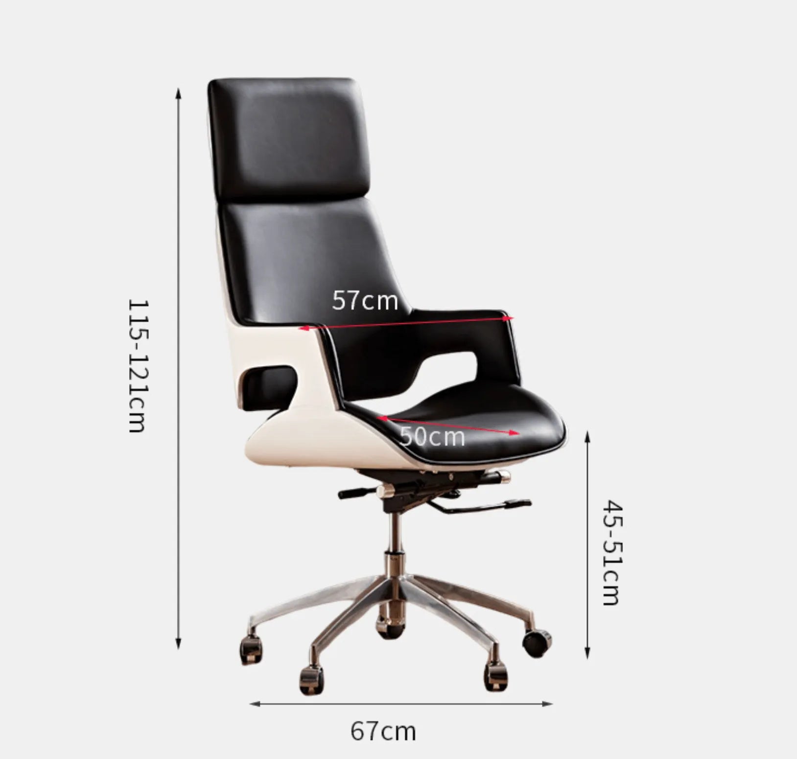 Vero High-Back Leather Executive Office Chair