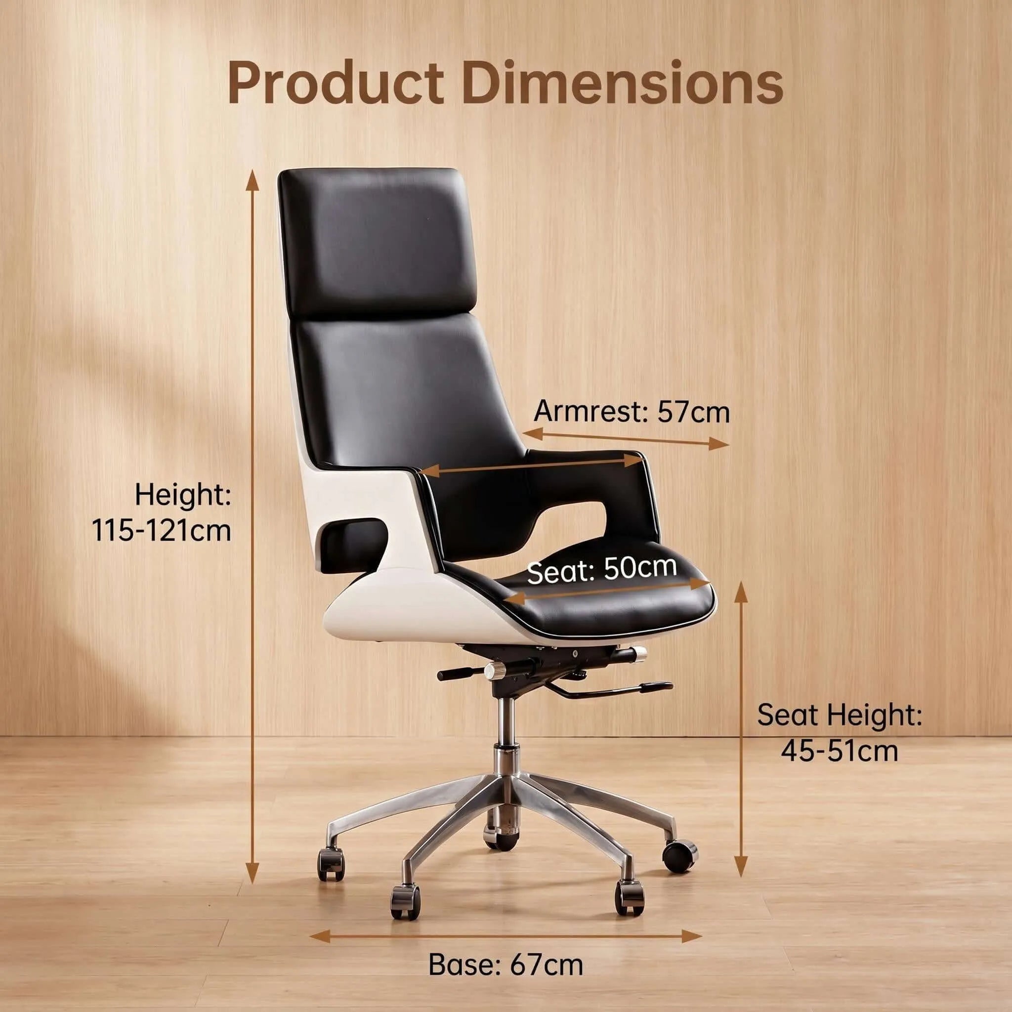 Vero High-Back Leather Executive Office Chair