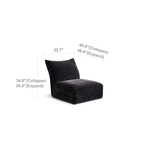 Versatile Petal Sofa with Foldable Components for Flexible Layouts