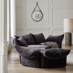 Versatile Petal Sofa with Foldable Components for Flexible Layouts