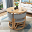 Versatile Round Table With Comfortable Nesting Chairs Main Product Image