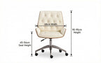 Vertex Leather Executive Office Chair with Solid Wood Frame