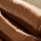 Vintage Ash Wood Leather Sofa Sectionals with Cloud-Cushioned Comfort