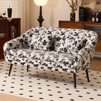 Vintage Floral Sofa Collection With Cotton Linen Upholstery and Embrace Arms