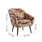 Vintage Floral Sofa Collection With Cotton Linen Upholstery and Embrace Arms Dimensions