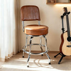 Vintage Industrial Guitar Chair Series with Swivel Seat and Backrest Options