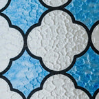 Vintage-Inspired Sideboard with Begonia Glass Panels