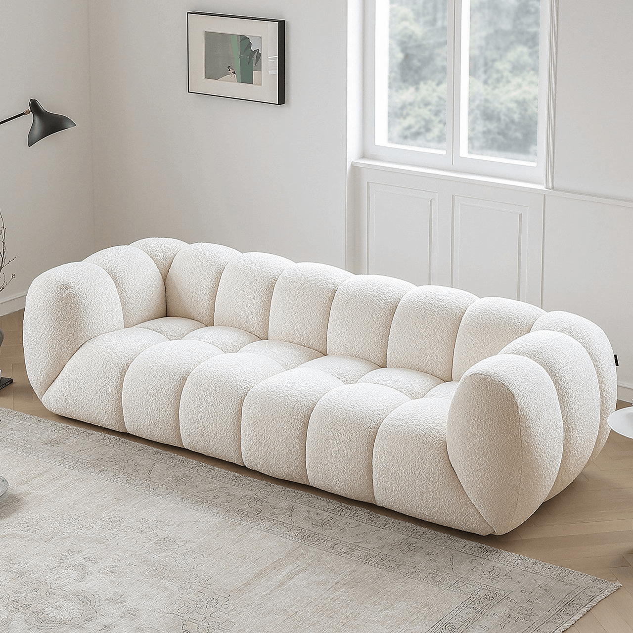 Vintage Marshmallow Sofa With Plush Soft Feel