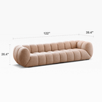 Vintage Marshmallow Sofa With Plush Soft Feel