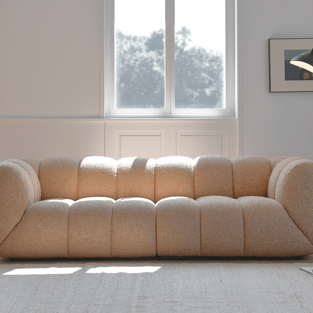 Vintage Marshmallow Sofa With Plush Soft Feel