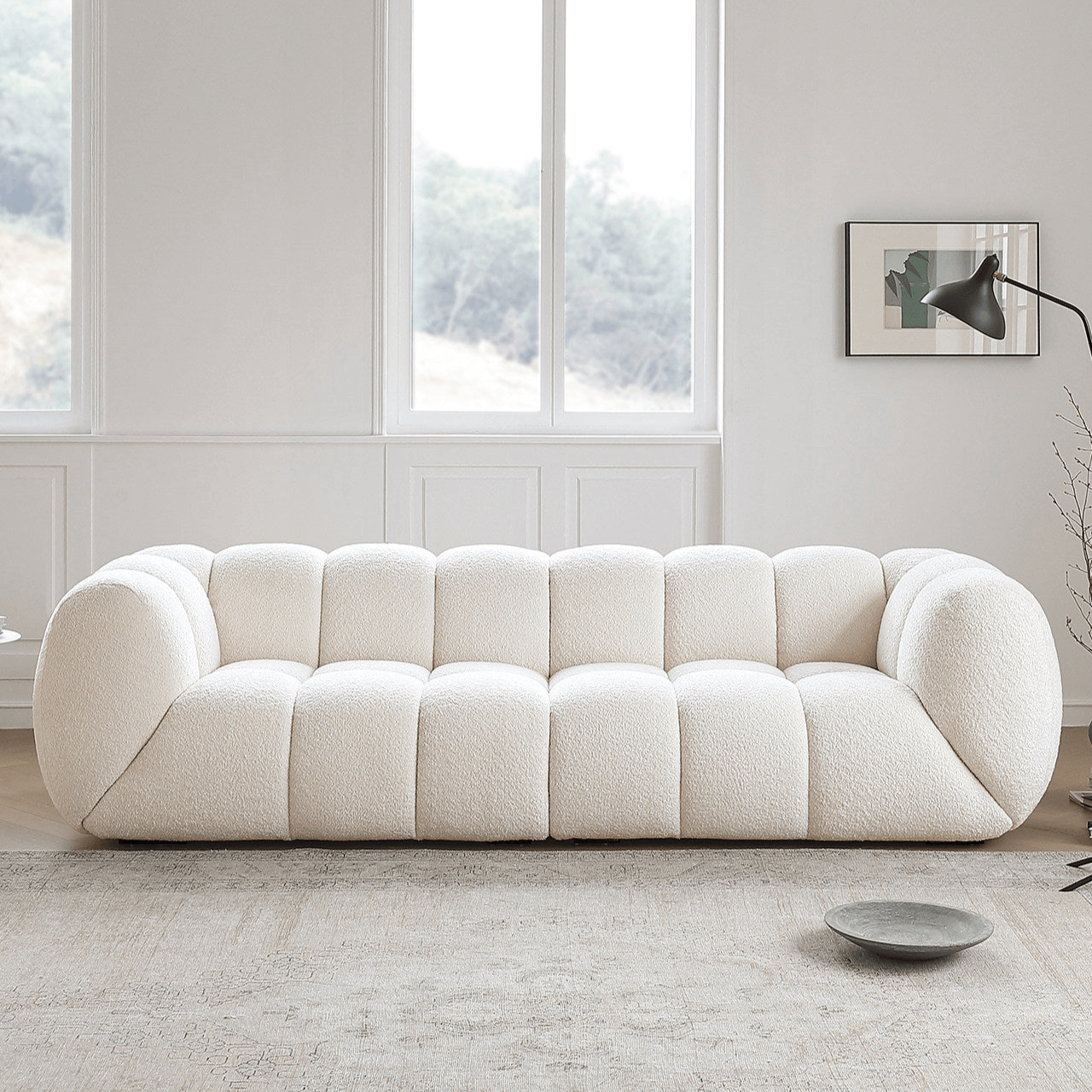 Vintage Marshmallow Sofa With Plush Soft Feel