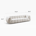 Vintage Marshmallow Sofa With Plush Soft Feel