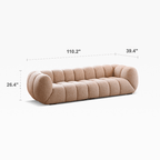 Vintage Marshmallow Sofa With Plush Soft Feel