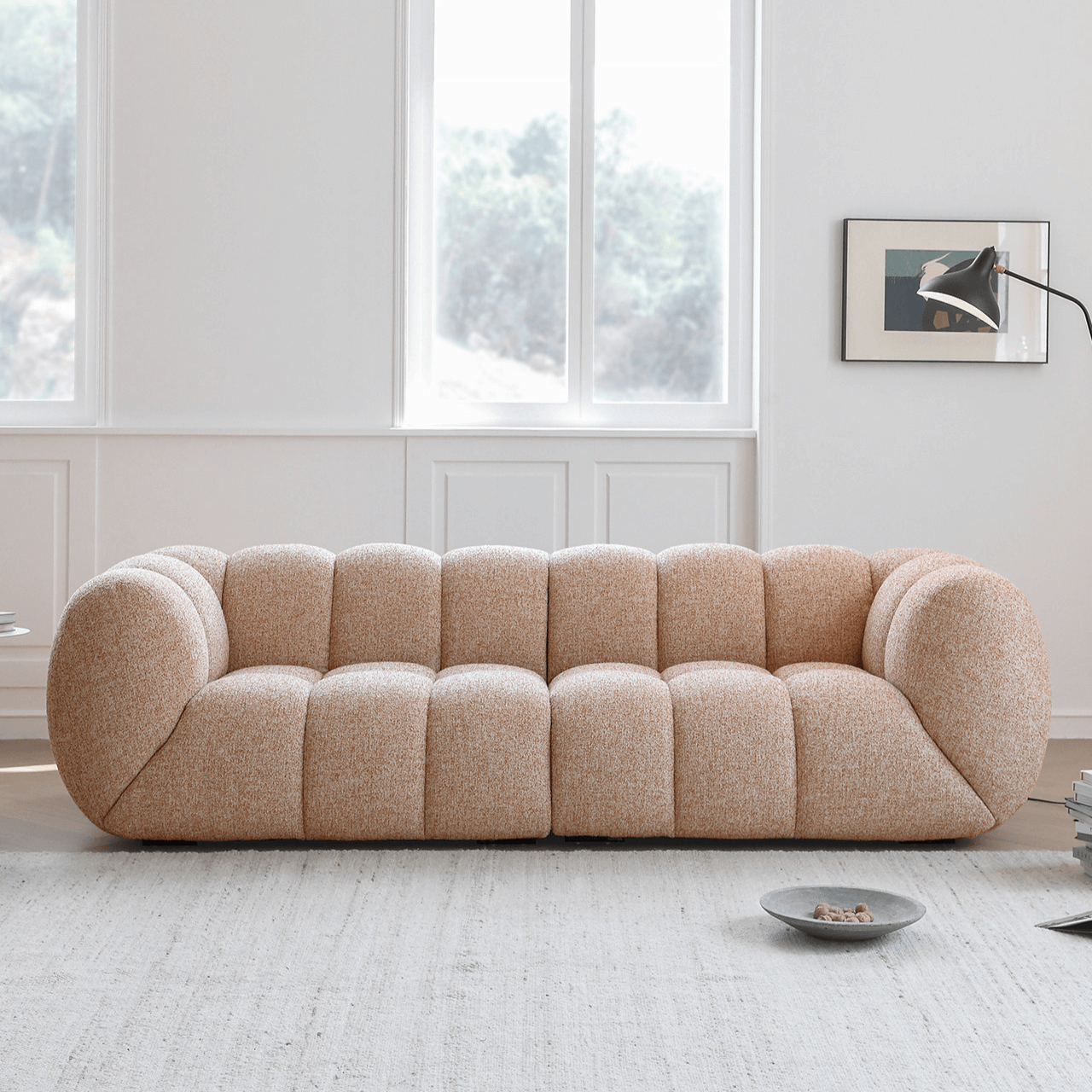 Vintage Marshmallow Sofa With Plush Soft Feel