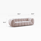 Vintage Marshmallow Sofa With Plush Soft Feel
