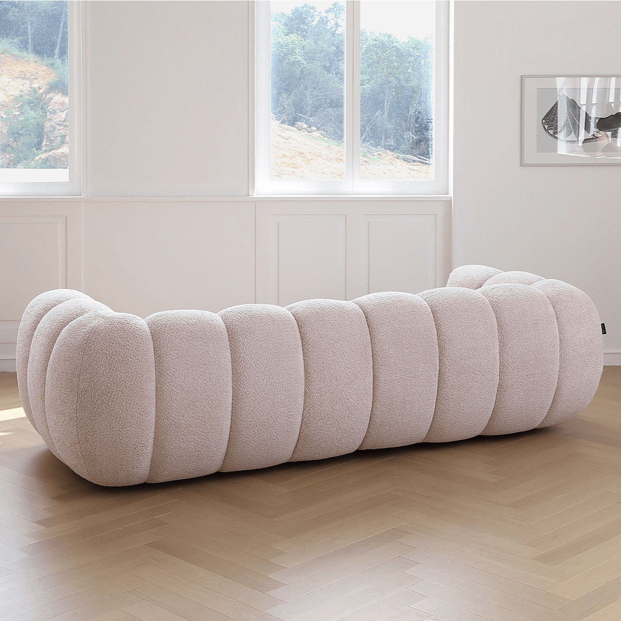 Vintage Marshmallow Sofa With Plush Soft Feel