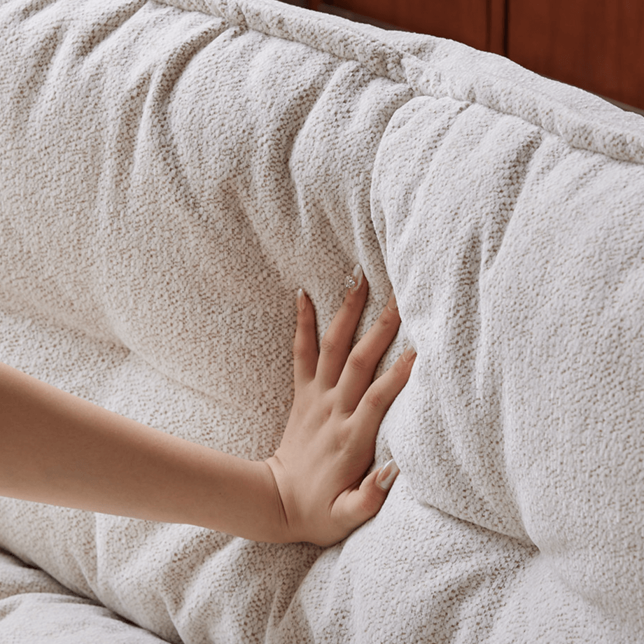 Vintage Solid Wood Convertible Sofa Bed With Storage