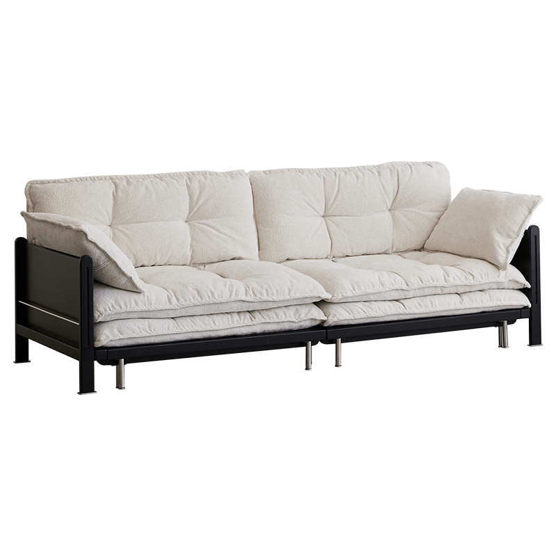 Vintage Solid Wood Convertible Sofa Bed With Storage