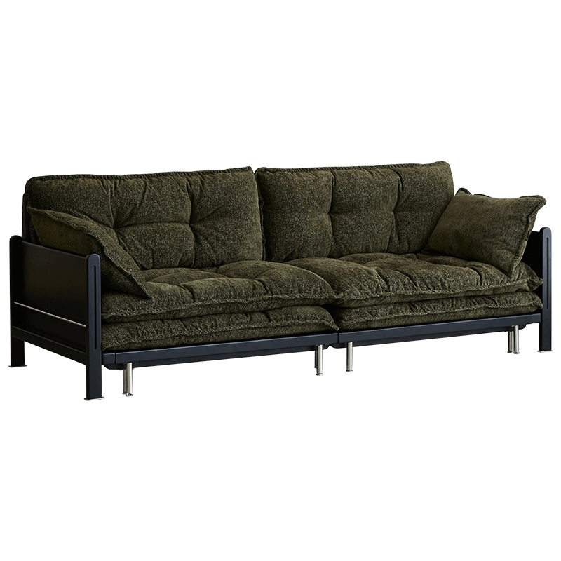 Vintage Solid Wood Convertible Sofa Bed With Storage