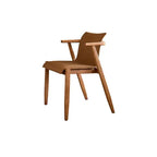 Vintage Wood Dining Chair Series with Hanging Arms, Stackable Comfort