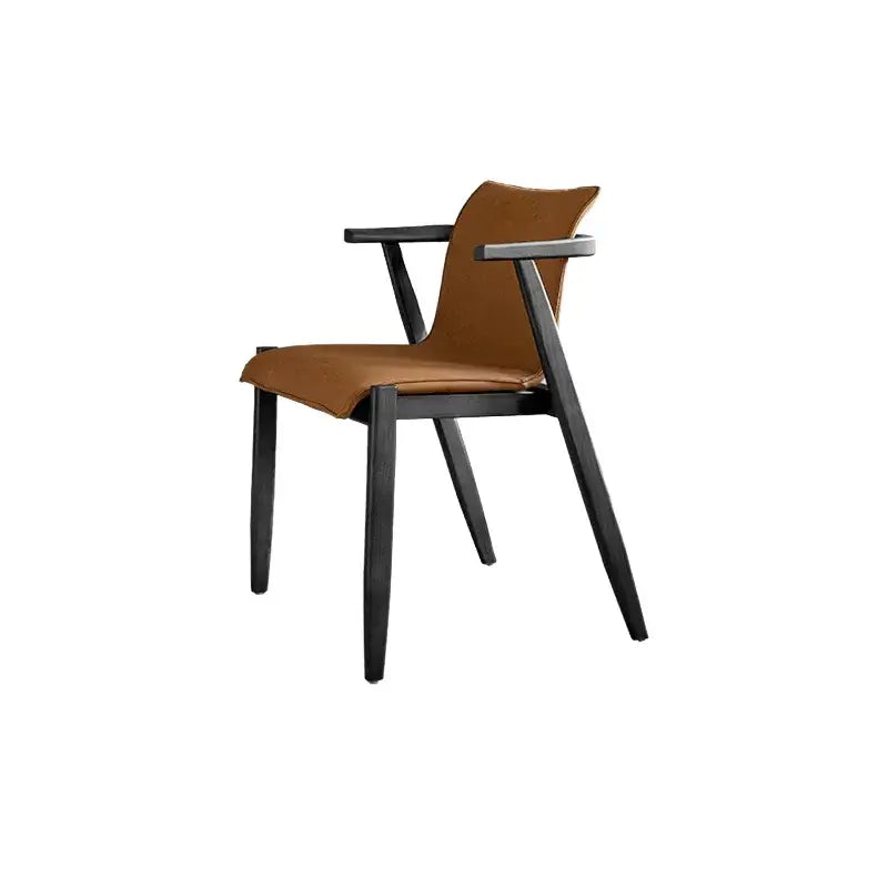 Vintage Wood Dining Chair Series with Hanging Arms, Stackable Comfort