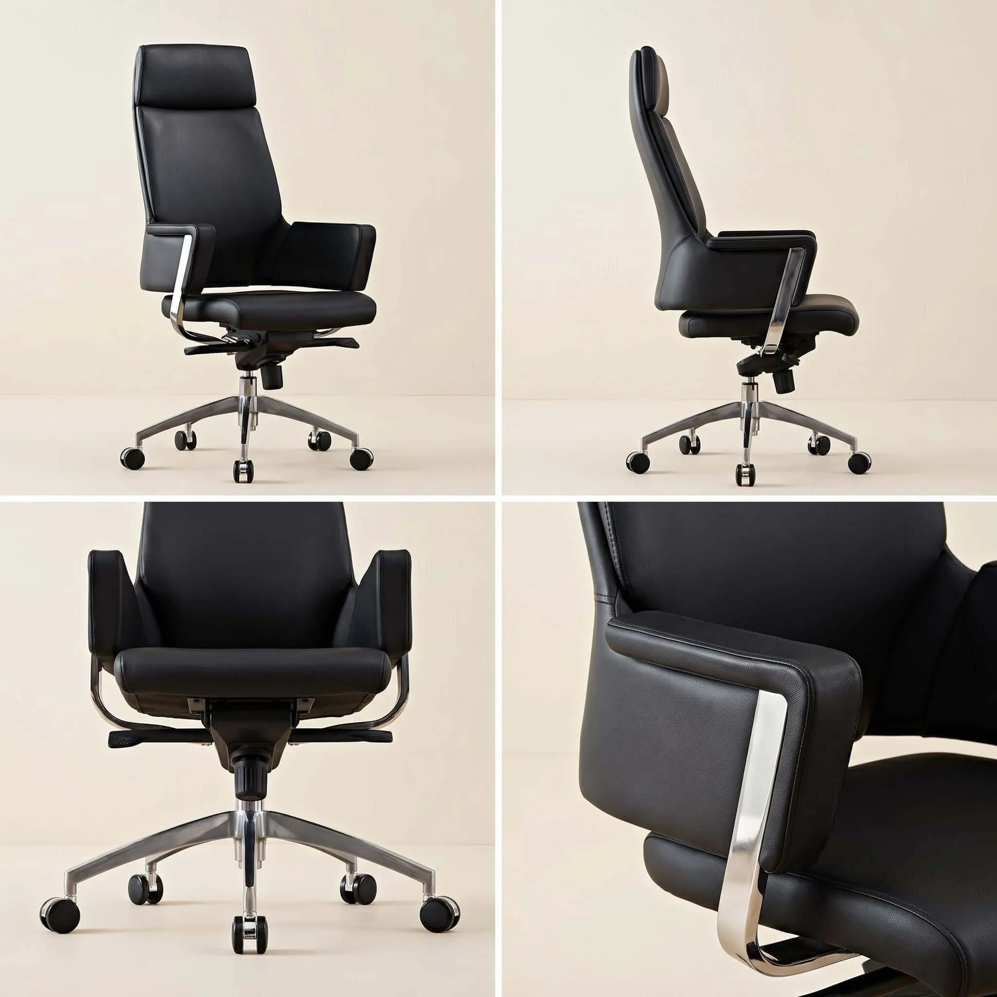Vista High-Back Executive Leather Office Chair