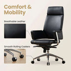 Vista High-Back Executive Leather Office Chair