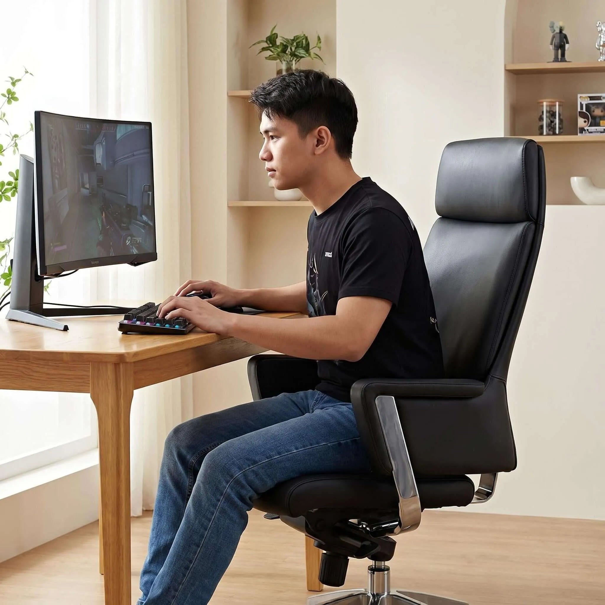 Vista High-Back Executive Leather Office Chair