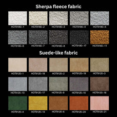 Wabi-Sabi Cloud Sectional Sofa in Sherpa Fleece