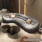 Wabi-Sabi Cloud Sectional Sofa in Sherpa Fleece