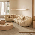 Wabi-Sabi Cloud Sectional Sofa in Sherpa Fleece