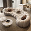 Wabi-Sabi Cloud Sectional Sofa in Sherpa Fleece Main Product Image
