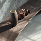 Wabi-Sabi Solid Wood Entryway Bench with Organic Tree Root Base