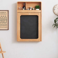 Wall Mounted Folding Desk With Oak Legs