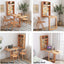 Wall Mounted Folding Desk With Oak Legs Main Product Image