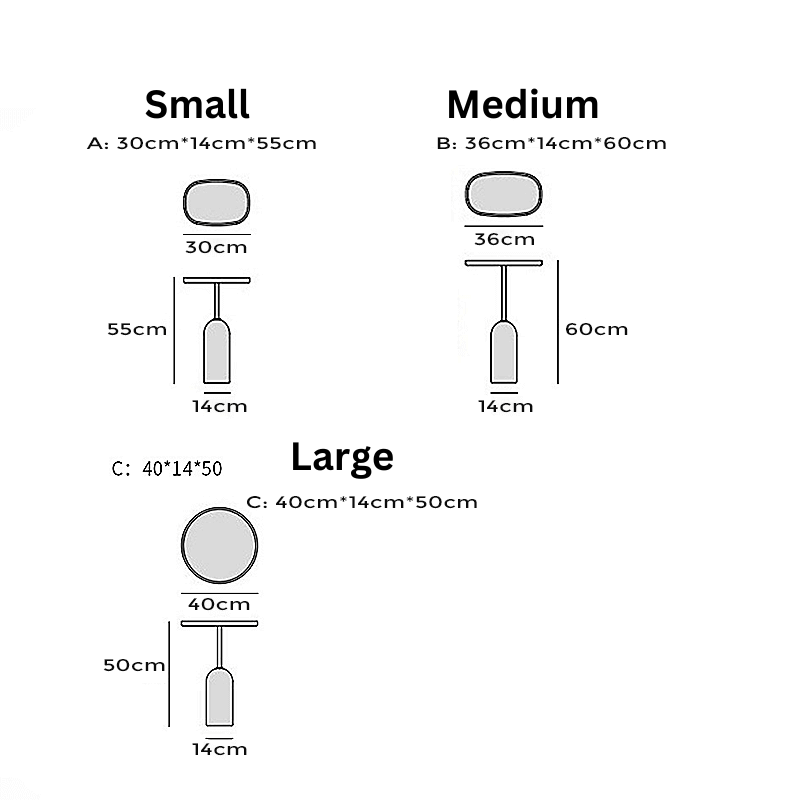 Walnut Ekero Side Table With Marble Base