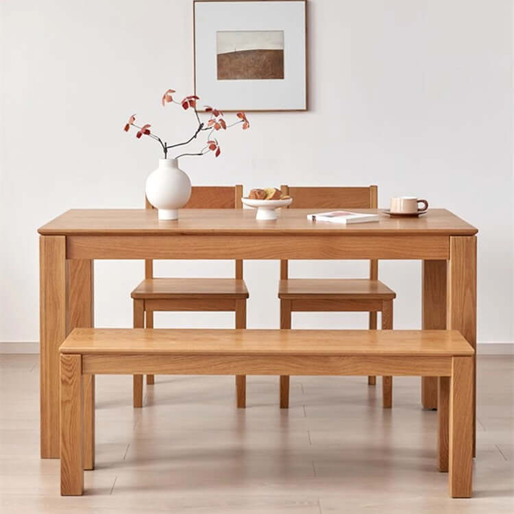Walnut Extendable Dining Table With Hidden Leaf, 63"-87"