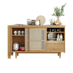 Walnut Folding Dining Table Set With Hidden Storage